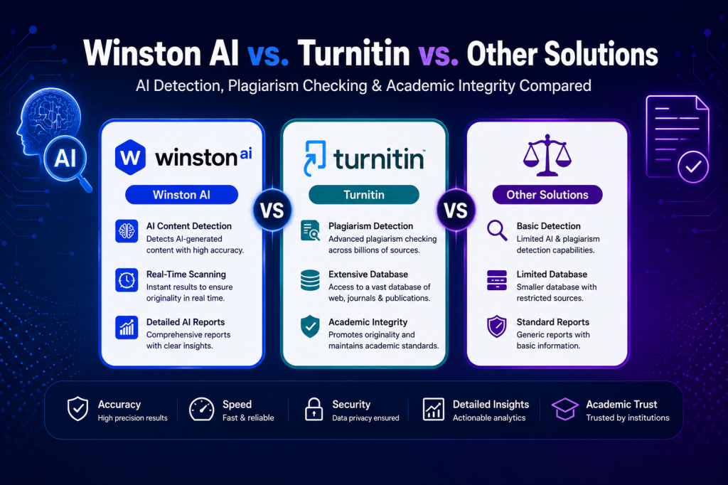 Winston AI vs. Turnitin vs. Originality.AI